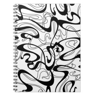 Cuaderno El estilo Art Nouveau es impecable. Textura de cur