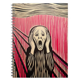 Cuaderno El estilo de la ilusión óptica Scream MUNCH BAUHAU