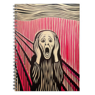 Cuaderno El estilo de la ilusión óptica Scream MUNCH BAUHAU