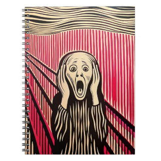 Cuaderno El estilo de la ilusión óptica Scream MUNCH BAUHAU