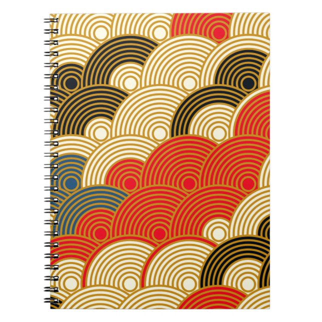 Cuaderno El estilo japonés escala las olas sin inconvenient (Frente)