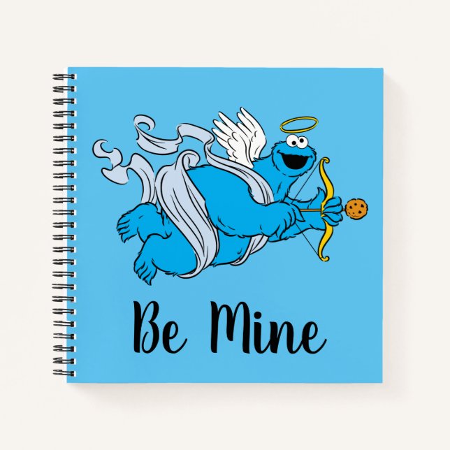 Cuaderno El estúpido de Cookie Monster Valentine (Anverso)