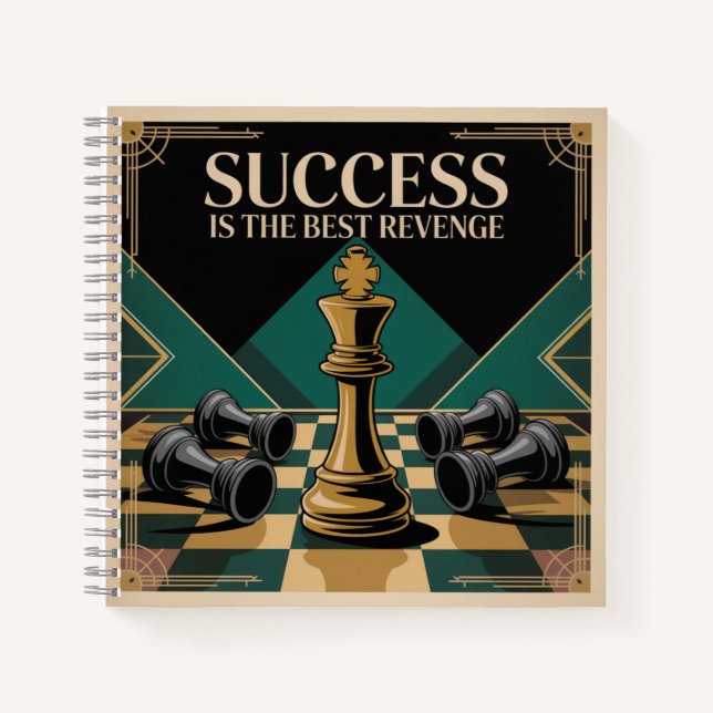 Cuaderno El éxito es la mejor venganza (Anverso)