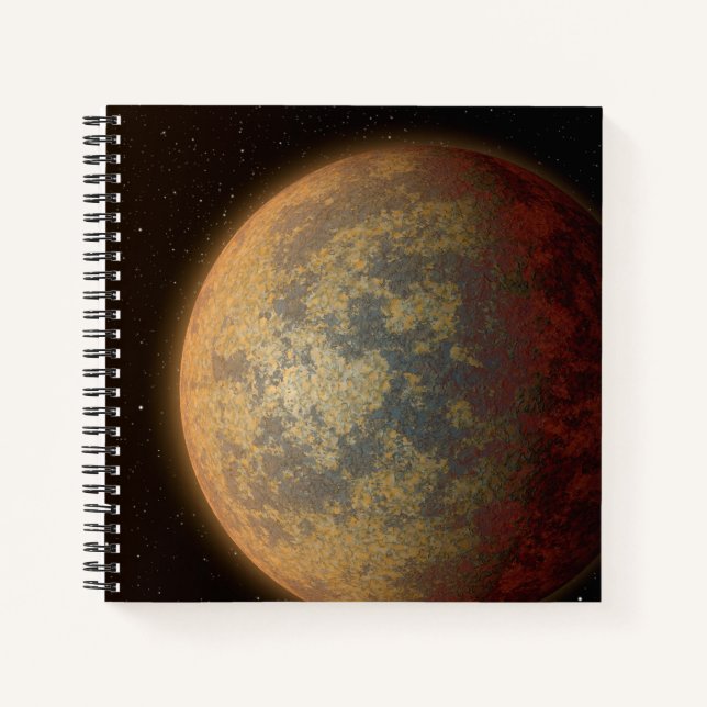 Cuaderno El Exoplaneta Rocky Caliente Hd 219134 B. (Anverso)