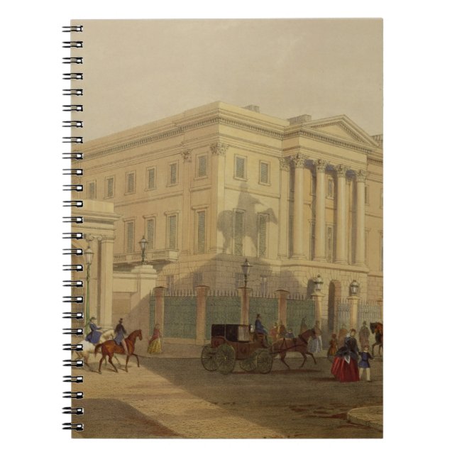 Cuaderno El exterior de la casa de Apsley, 1853, por J. (Frente)