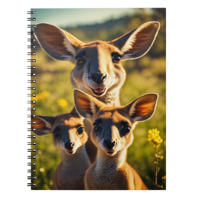 Cuaderno El extraño clan canguro (Frente)