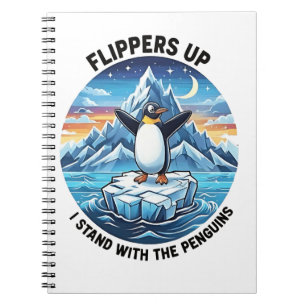 Cuaderno El extraño pingüino resiste la protesta contra los