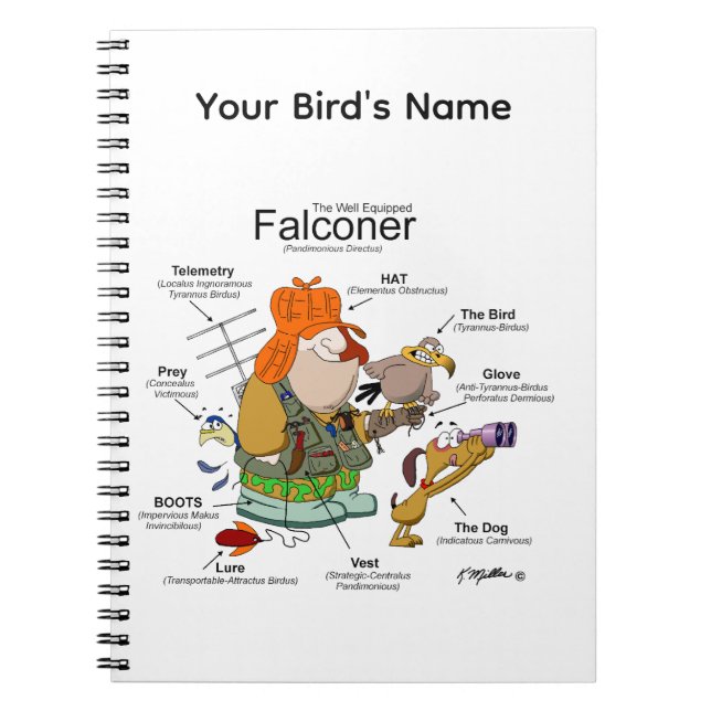 Cuaderno El Falconer Bien Equipado (Frente)