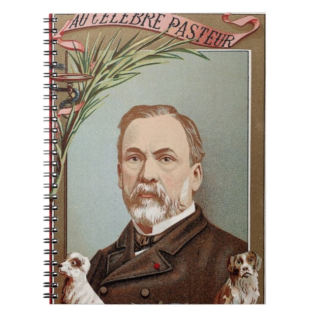 Cuaderno El famoso retrato de Louis Pasteur histórico (Frente)