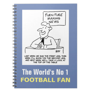 Cuaderno El fanático del fútbol número 1 del mundo