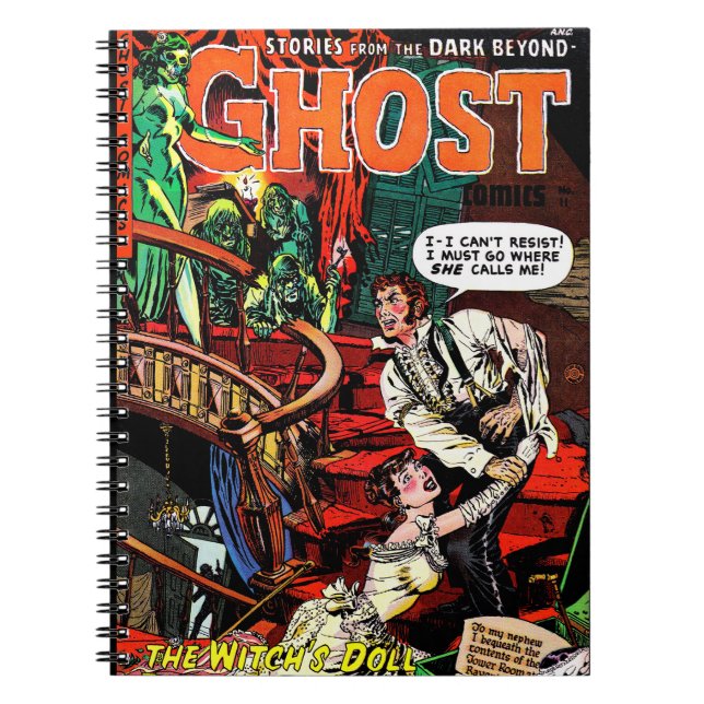 Cuaderno El fantasma de los cómics de terror (Frente)
