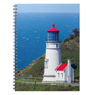 Cuaderno El faro de Heceta Head cerca de Florence