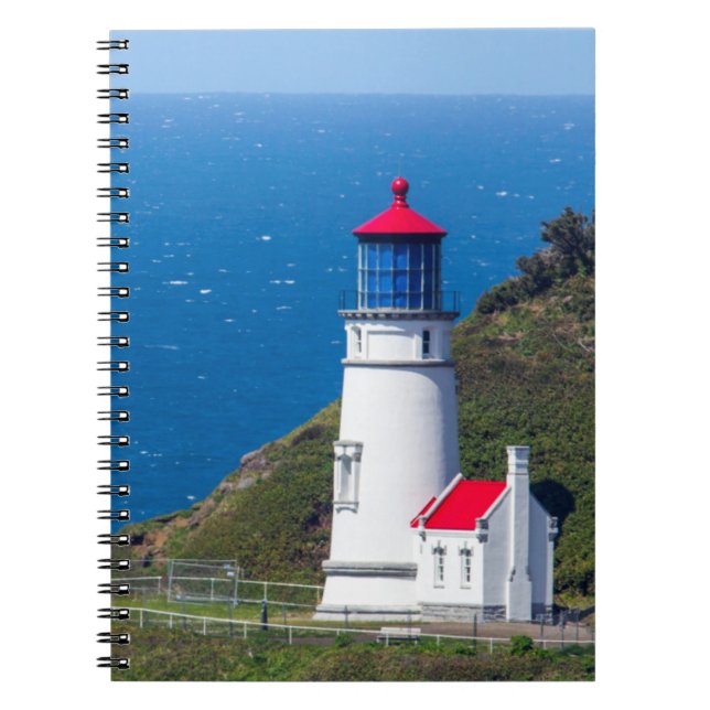 Cuaderno El faro de Heceta Head cerca de Florence (Frente)