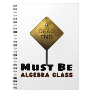 Cuaderno El fin muerto debe ser profesor de matemáticas de