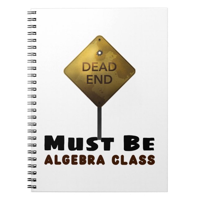 Cuaderno El fin muerto debe ser profesor de matemáticas de  (Frente)