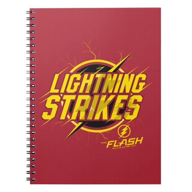 Cuaderno El Flash | Gráfico de "Rayos" (Frente)