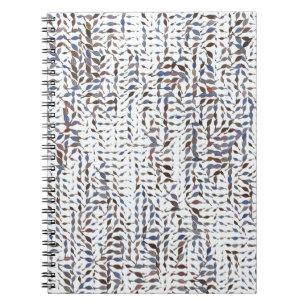 Cuaderno El fondo conceptual deja un patrón de dibujo. Estí