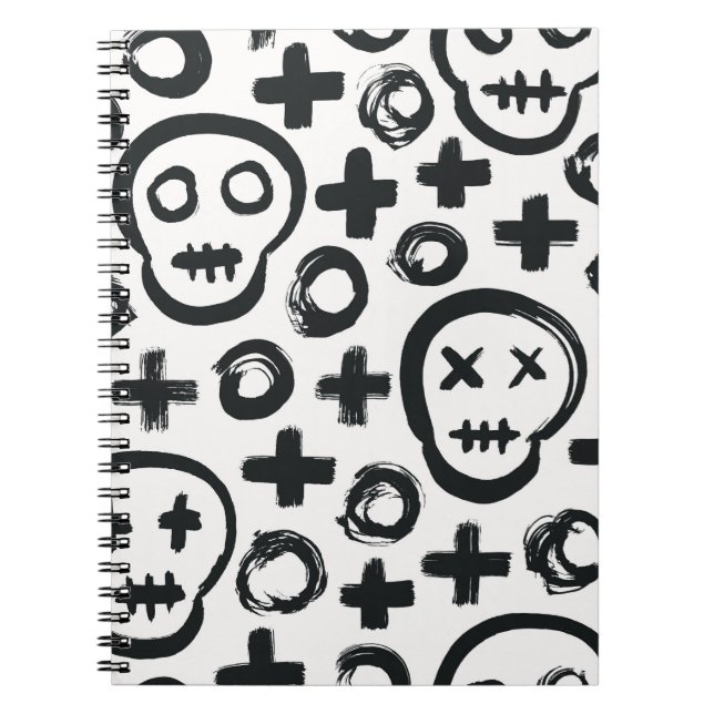Cuaderno El fondo es transparente. Decoración de superficie (Frente)