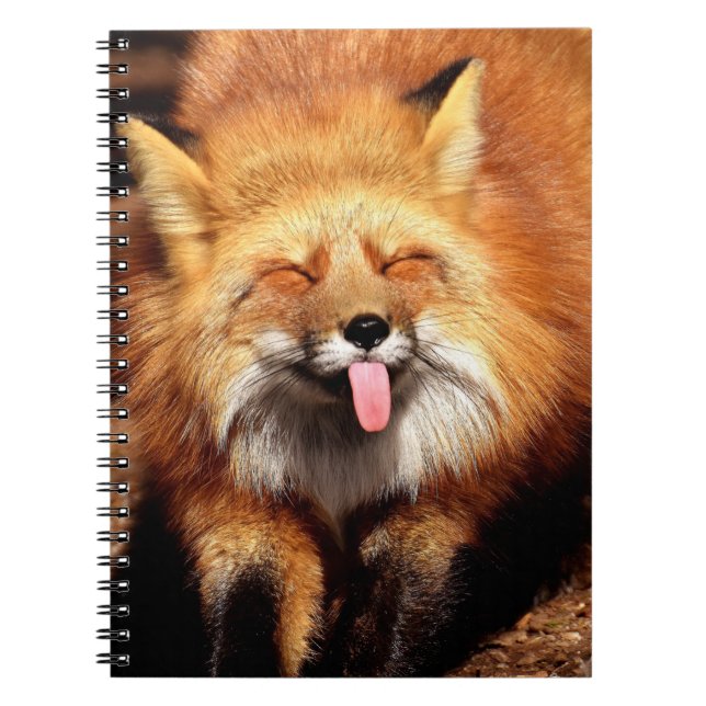 Cuaderno El Fox divertido que lo pega es lengua hacia fuera (Frente)