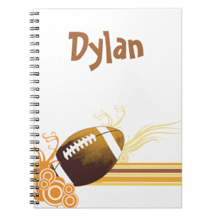 Cuaderno El fútbol se divierte nombre personalizado juego