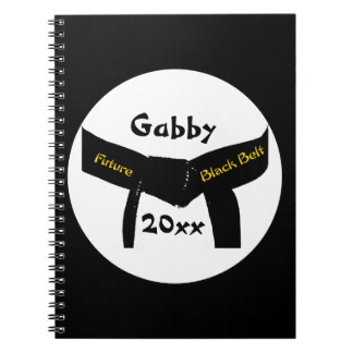 Cuaderno El futuro de las artes marciales con el cinturón n