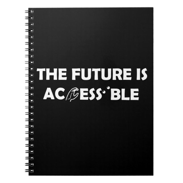 Cuaderno El futuro es accesible el lenguaje de Rótulo ASL B (Frente)