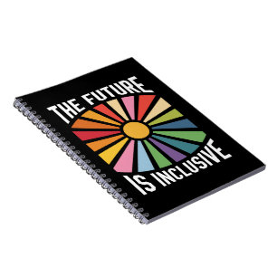 Cuaderno El Futuro es Inclusivo Arcoíris Orgullo Derechos T