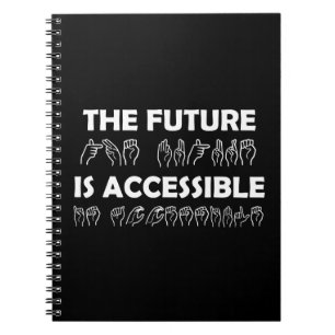 Cuaderno El futuro es lenguaje de Rótulo ASL accesible