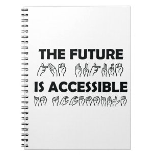 Cuaderno El futuro es lenguaje de Rótulo ASL accesible