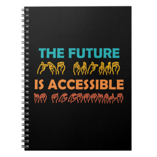 Cuaderno El futuro es lenguaje de Rótulo ASL accesible