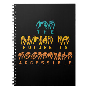 Cuaderno El futuro es lenguaje de Rótulo ASL accesible