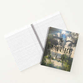 Cuaderno El futuro es un portátil brillante