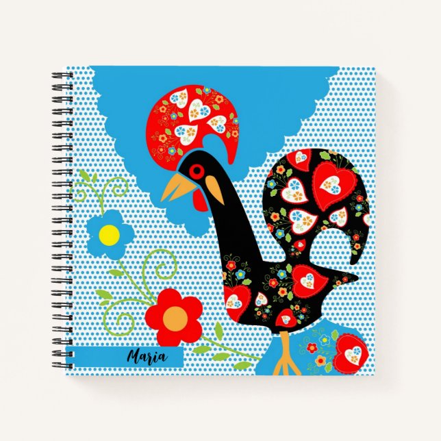 Cuaderno El gallo portugués de Barcelos (Anverso)