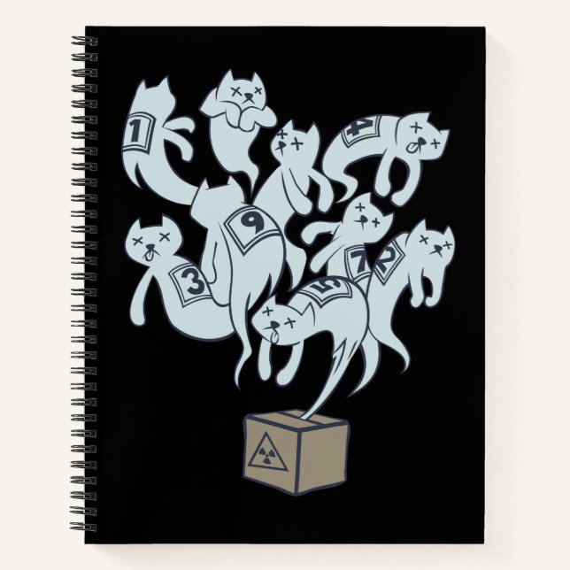 Cuaderno El gato 9 de Schrödinger vive (Anverso)