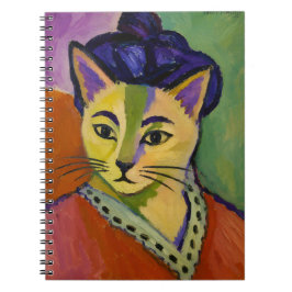 Cuaderno El gato de la franja verde – Inspirado en el fauvi