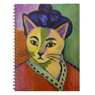 Cuaderno El gato de la franja verde – Inspirado en el fauvi