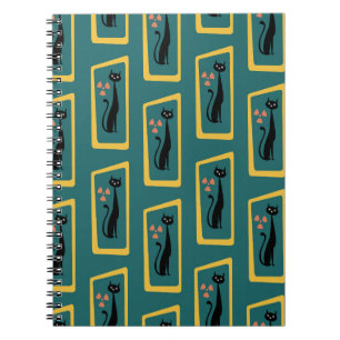 Cuaderno El gato de Schrödinger a mediados de siglo azul os