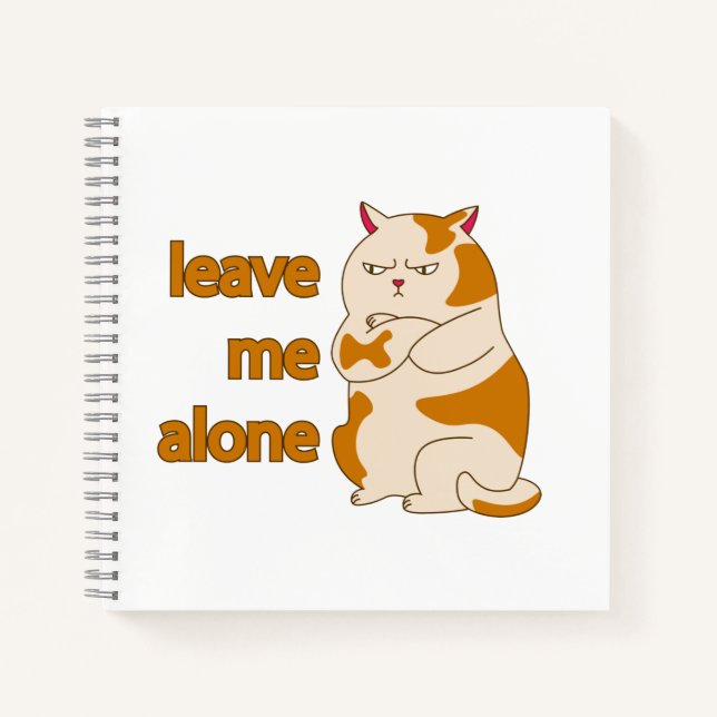 Cuaderno El gato gordo de Moody me deja solo (Anverso)