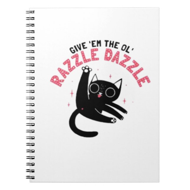 Cuaderno El gato gracioso de Ol' Razzle Dazzle_ (Frente)