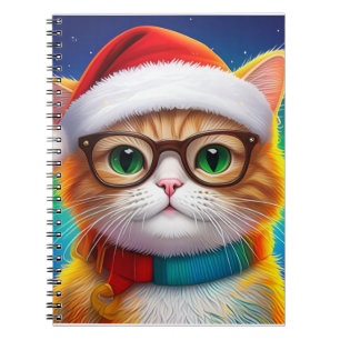 Cuaderno El gato Navidad Santa Claus-68265