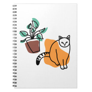 Cuaderno El gato y la planta