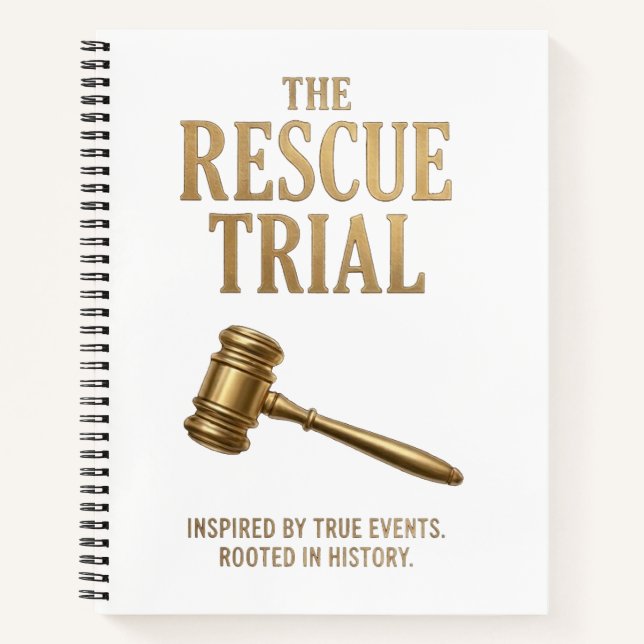 Cuaderno El Gavel de Oro del Juicio de Rescate (Anverso)