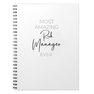 Cuaderno El gerente de riesgo más asombroso jamás camiseta