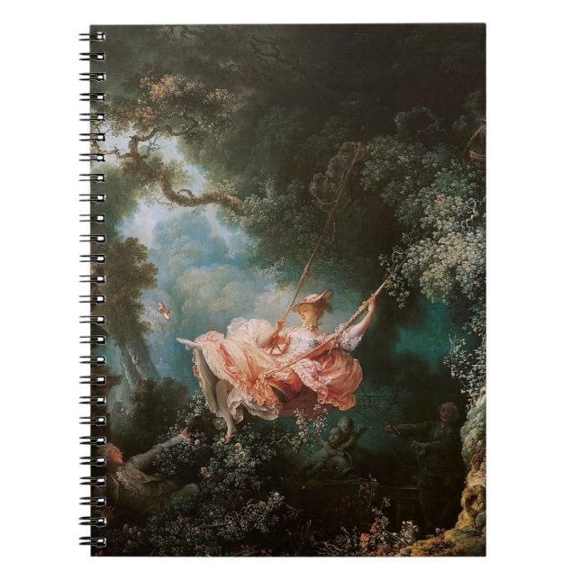 Cuaderno El giro de Jean-Honoré Fragonard (Frente)