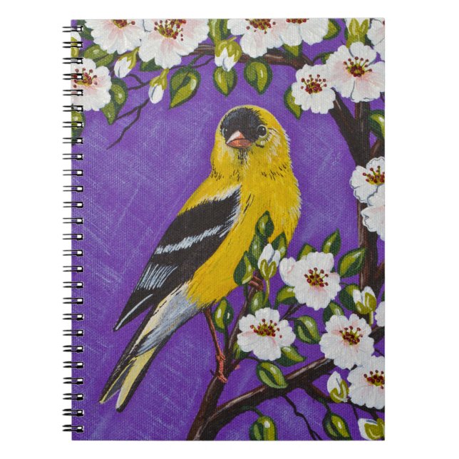 Cuaderno El Goldfinch americano (Frente)