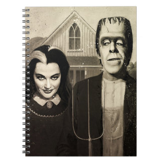 Cuaderno El gótico americano del Munster | Pintura digital