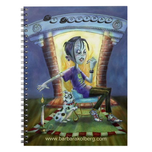Cuaderno El gótico Jack sea suavemente diario ágil (Frente)