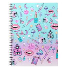 Cuaderno El Gótico Pastel Brujero y espeluznante Kawaii