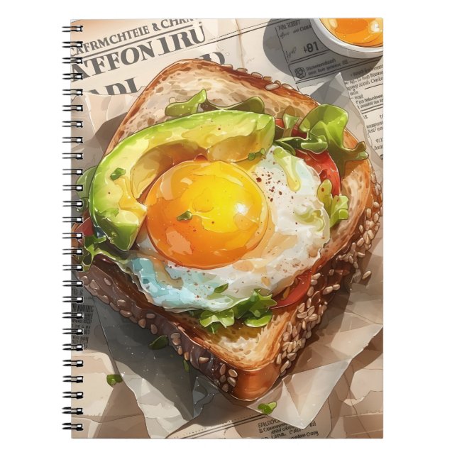 Cuaderno El Gourmet Open Face: Un desayuno con estilo (Frente)