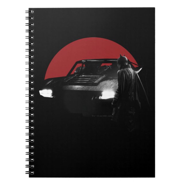 Cuaderno El gráfico Batman y Batmobile (Frente)